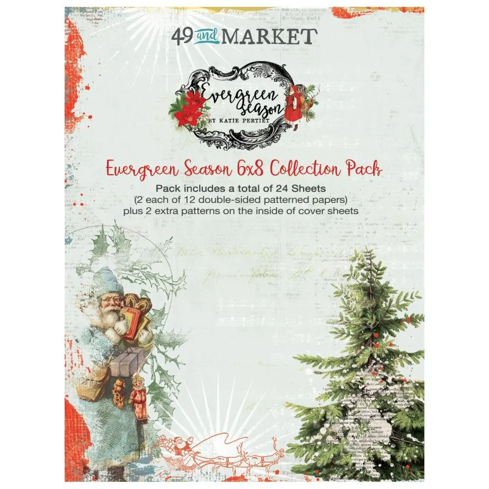 49 & Market Collection Pack 6"X8" Evergreen Season^
