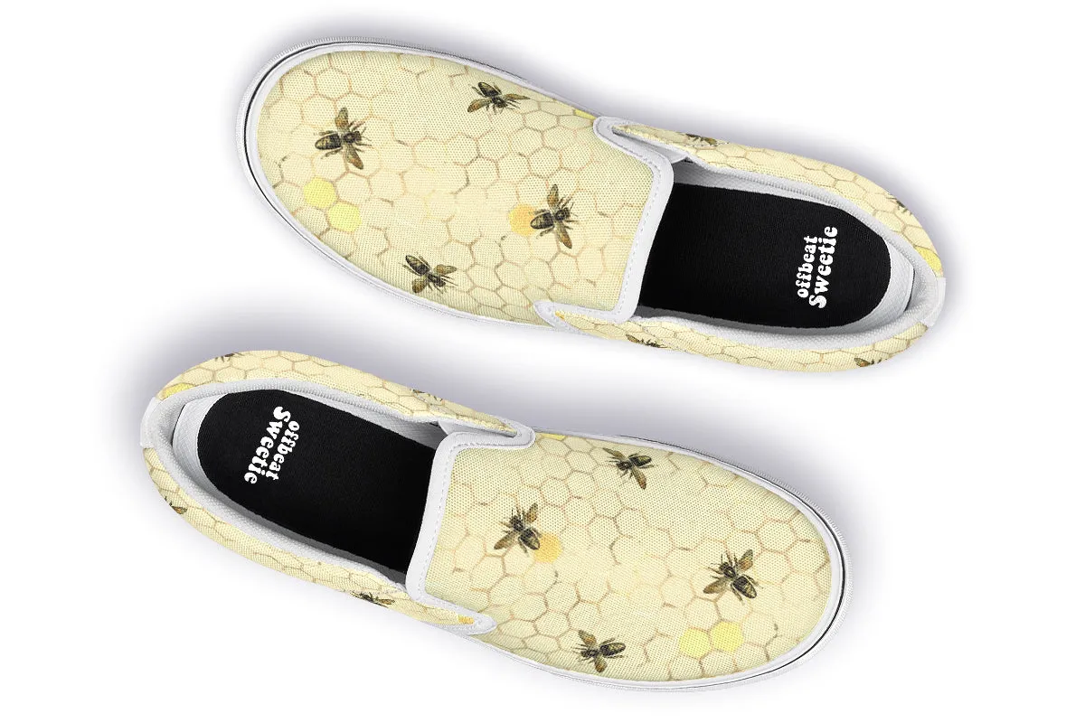 Busy Bees Slip Ons