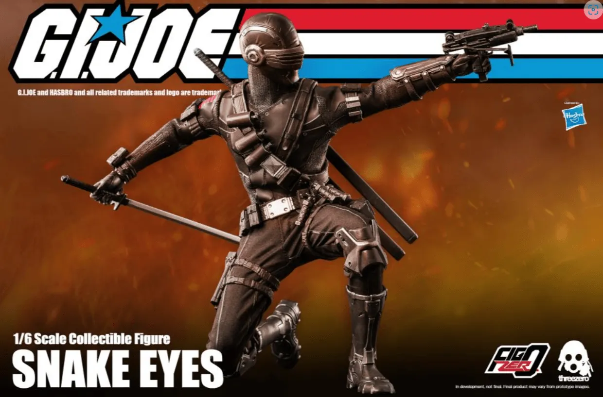 G.I. Joe Snake Eyes 1:6 Scale Action Figure Bye Threezero
