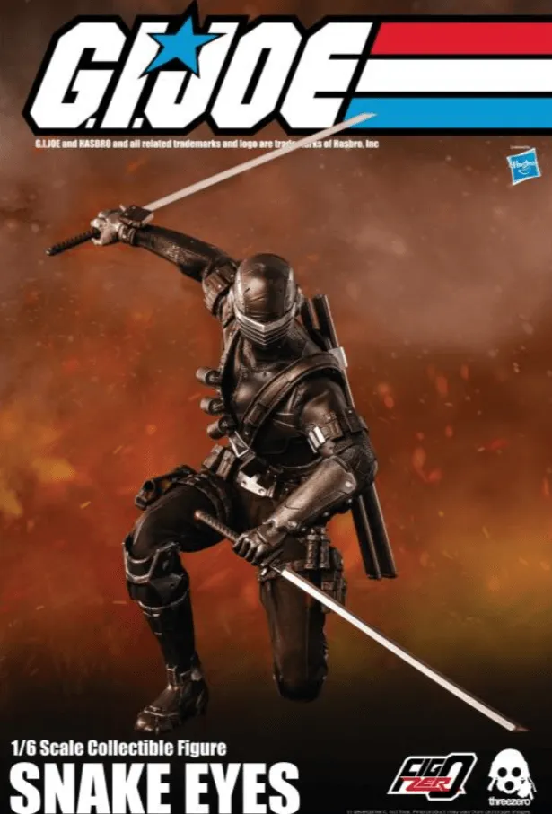 G.I. Joe Snake Eyes 1:6 Scale Action Figure Bye Threezero