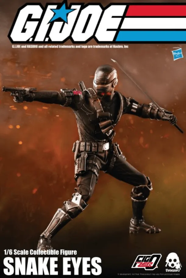 G.I. Joe Snake Eyes 1:6 Scale Action Figure Bye Threezero