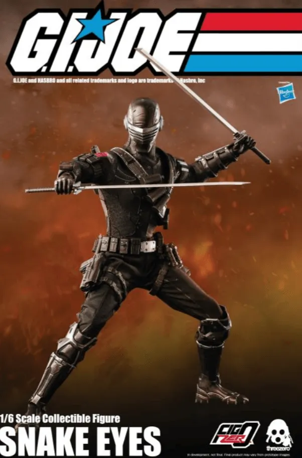 G.I. Joe Snake Eyes 1:6 Scale Action Figure Bye Threezero