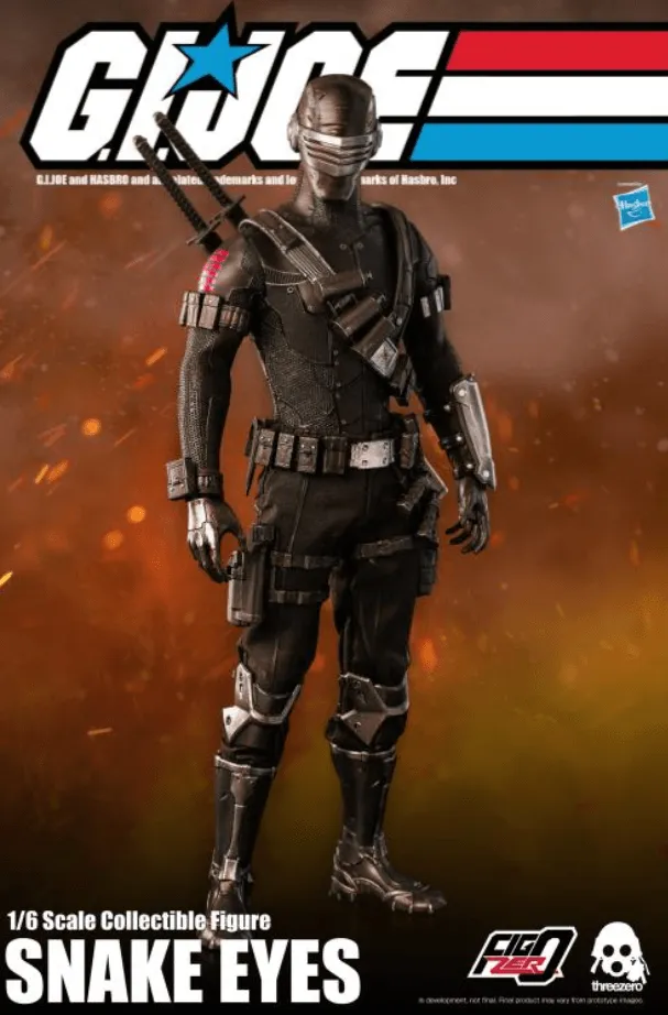 G.I. Joe Snake Eyes 1:6 Scale Action Figure Bye Threezero