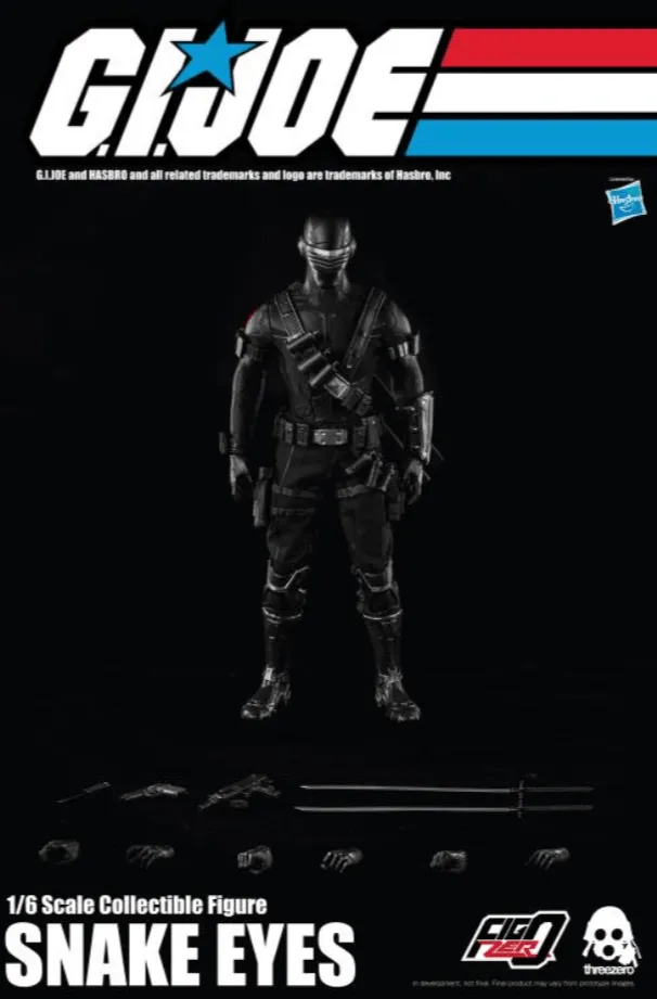 G.I. Joe Snake Eyes 1:6 Scale Action Figure Bye Threezero