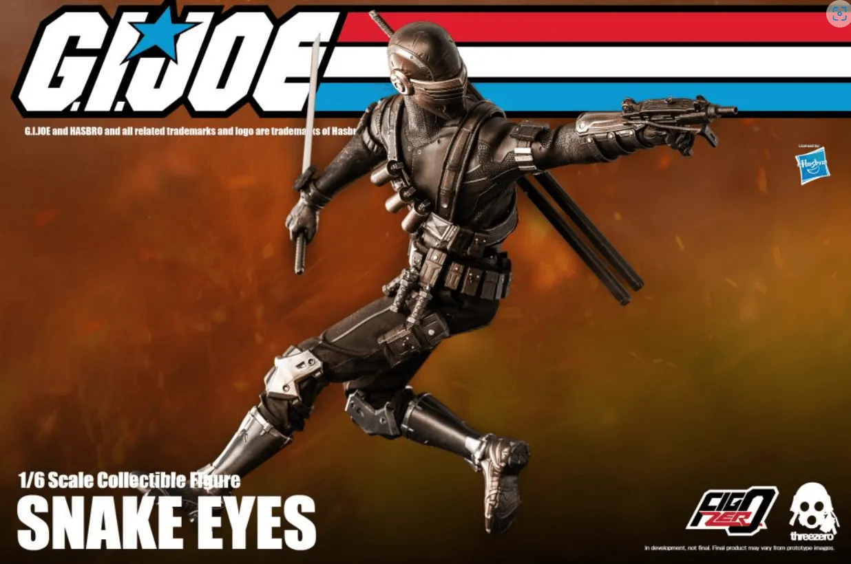 G.I. Joe Snake Eyes 1:6 Scale Action Figure Bye Threezero