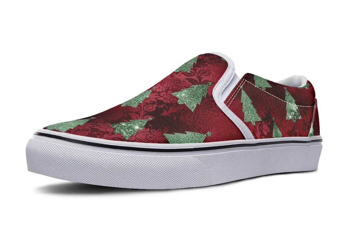 Glam Christmas Slip Ons