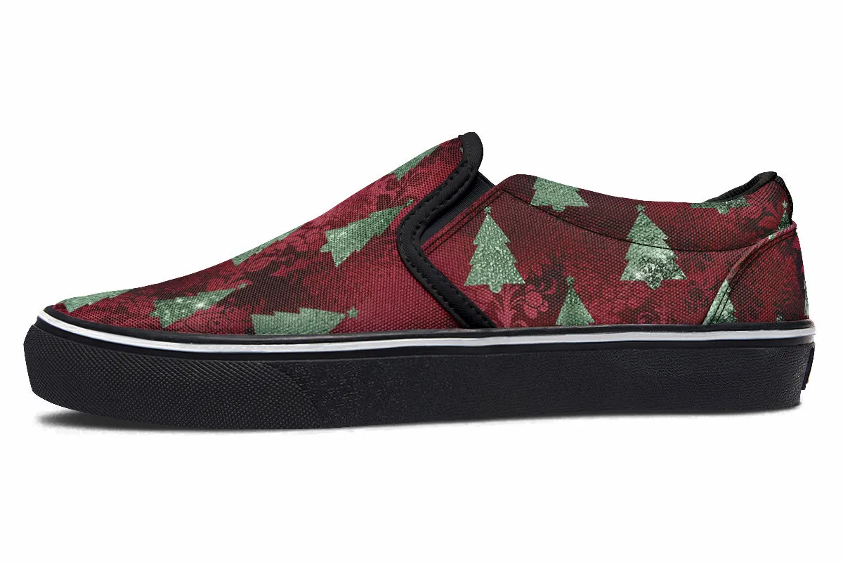 Glam Christmas Slip Ons