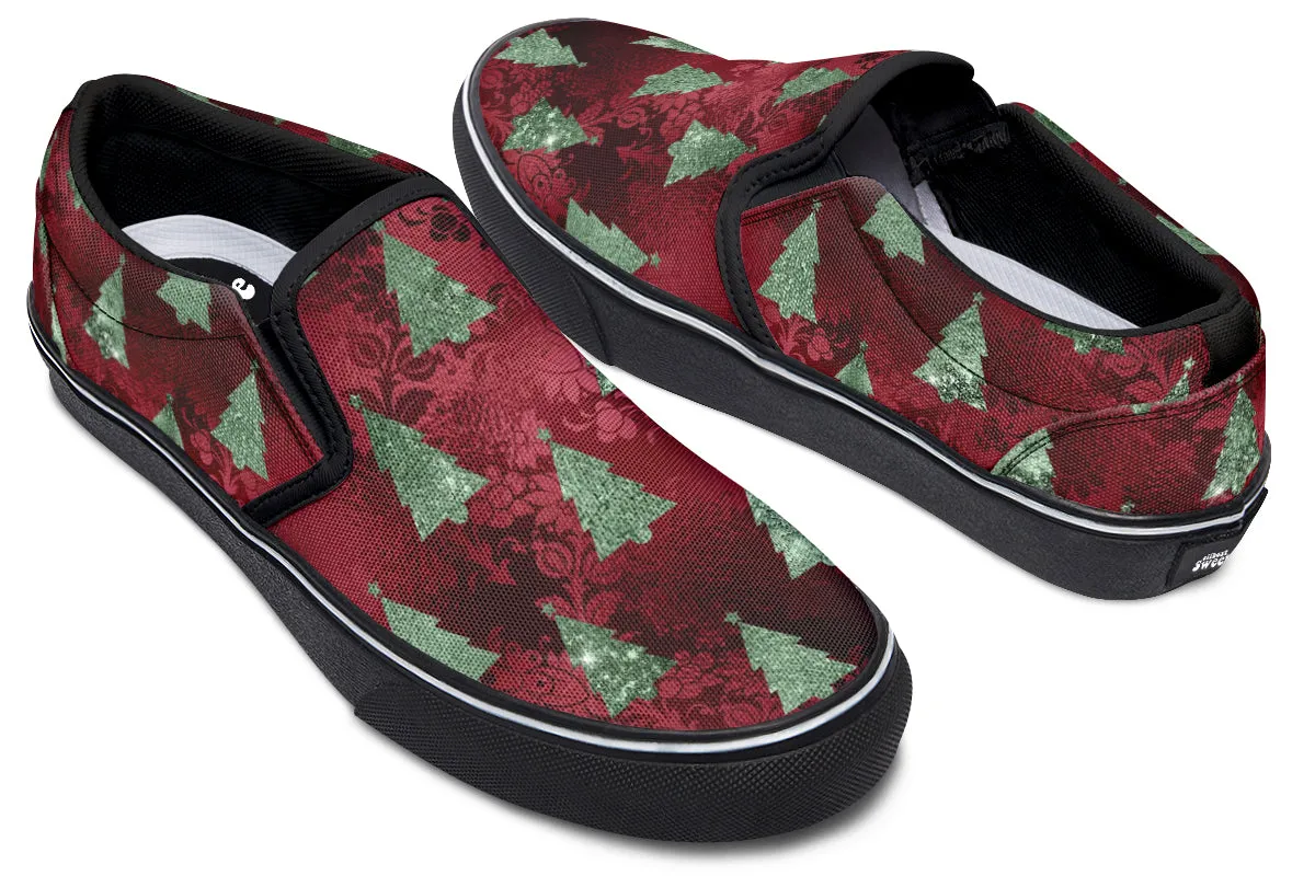 Glam Christmas Slip Ons