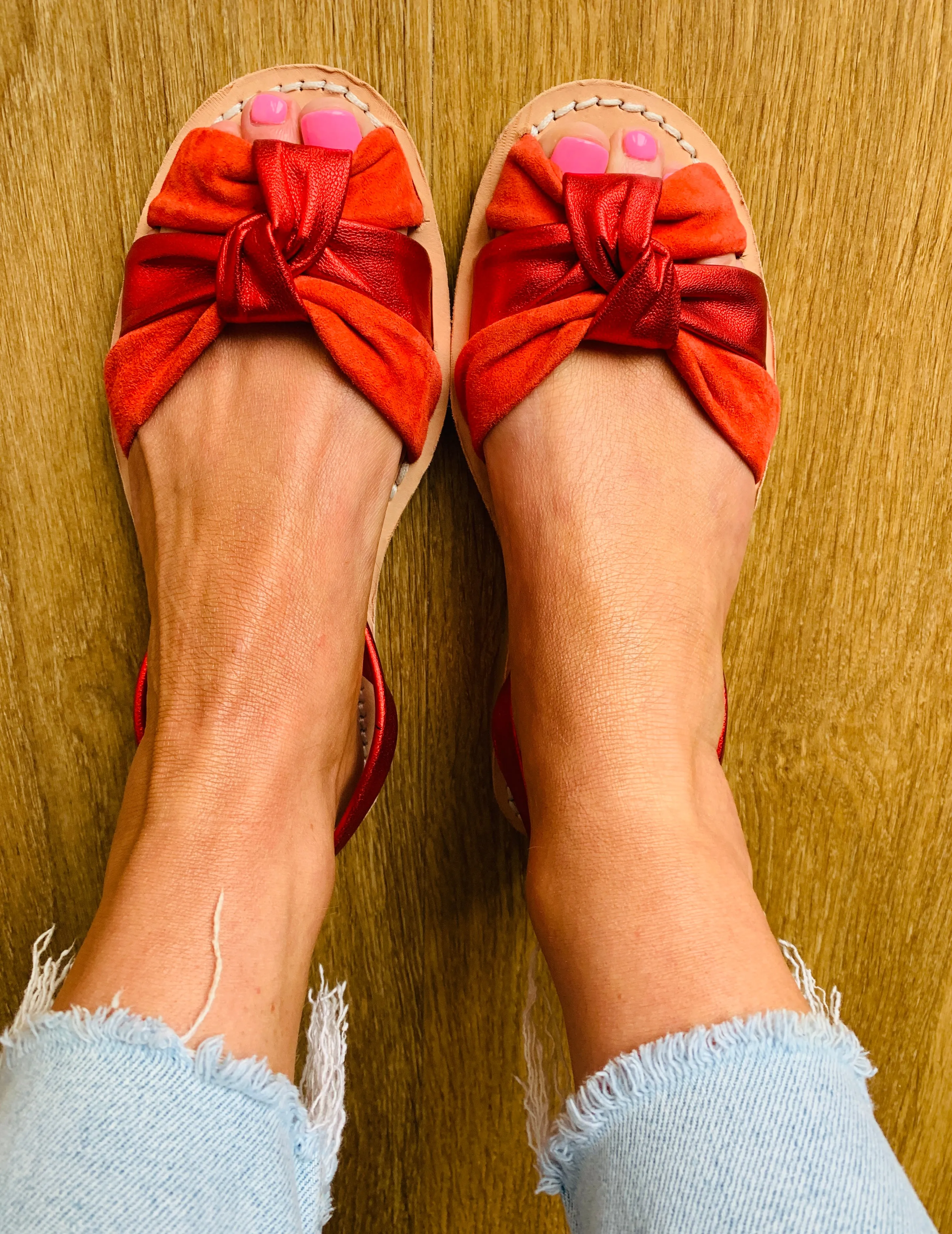 Karma Peeptoe Knot Flats