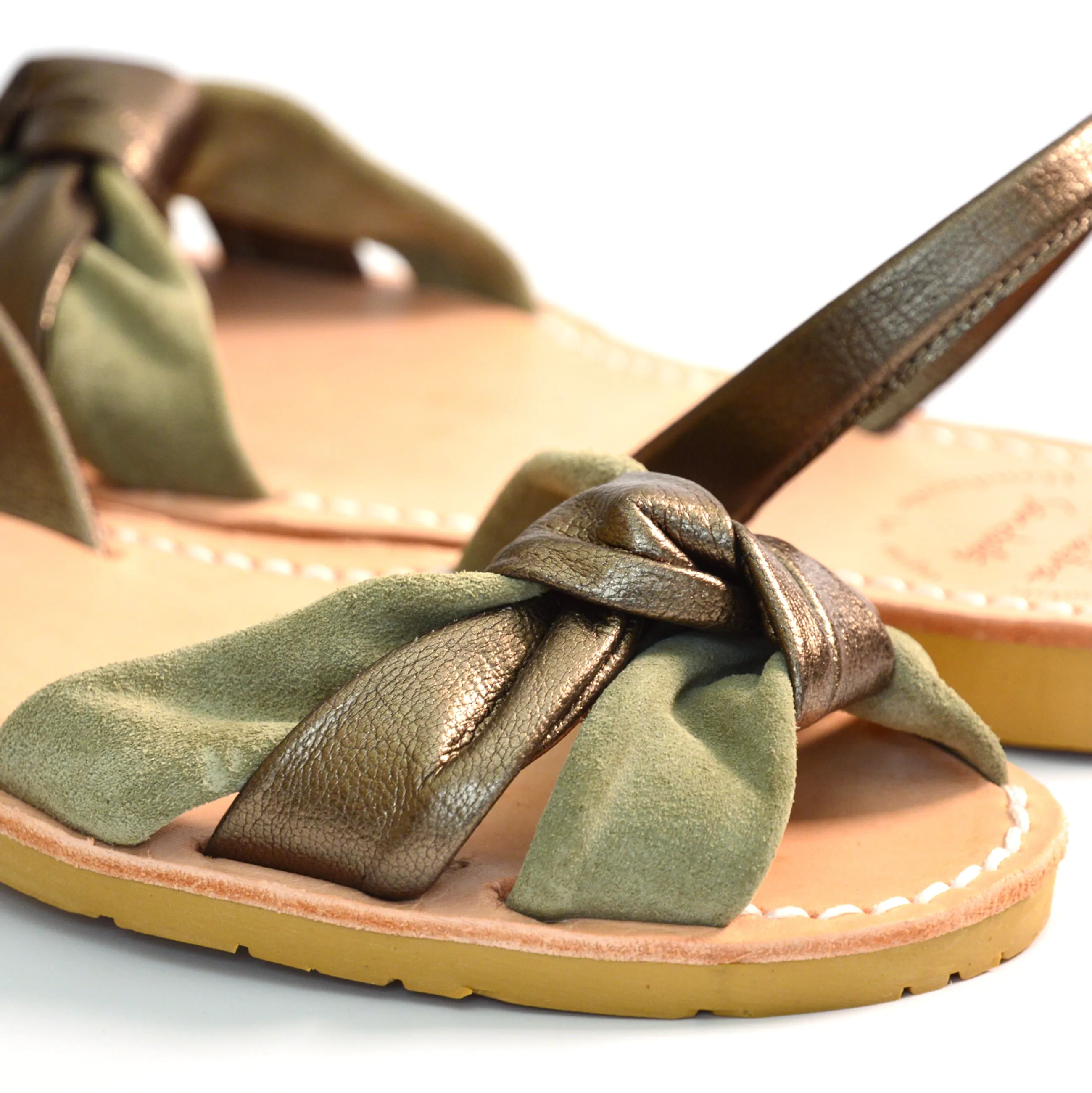 Meadow Peeptoe Knot Flats