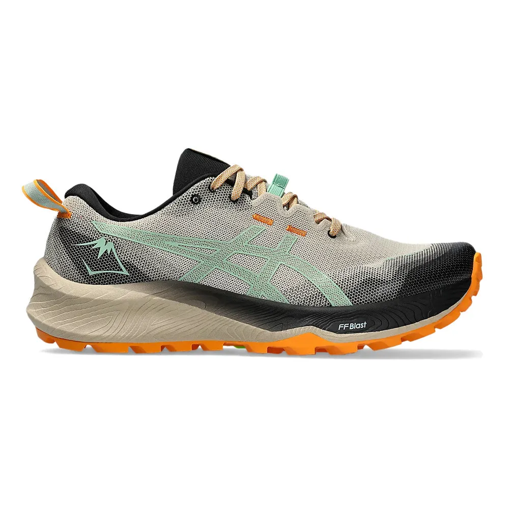 Men's Asics GEL-Trabuco 12, Feather Grey/Dark Mint, 12.5 D Medium