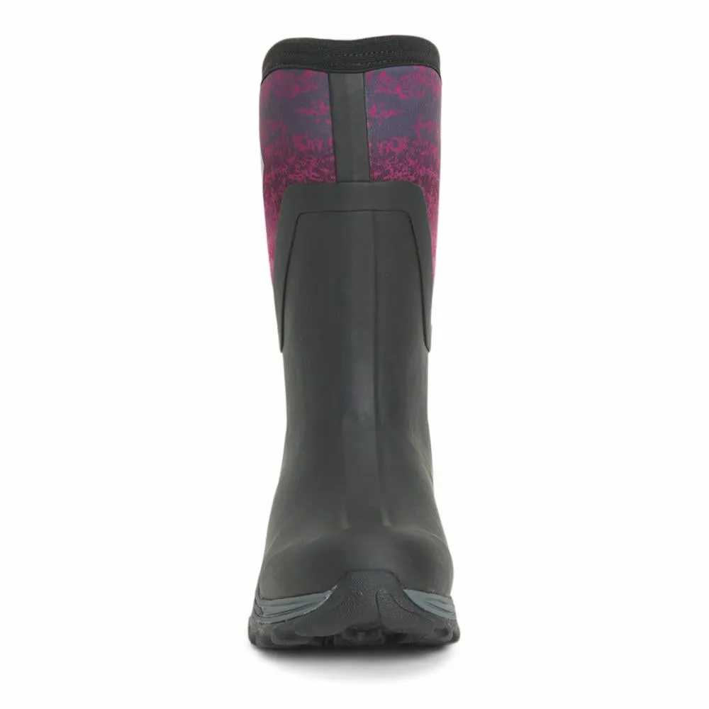 Muck Footwear Women ARCTIC SPORT II MID BLACK/MAGENTADIGIFADEPRINT