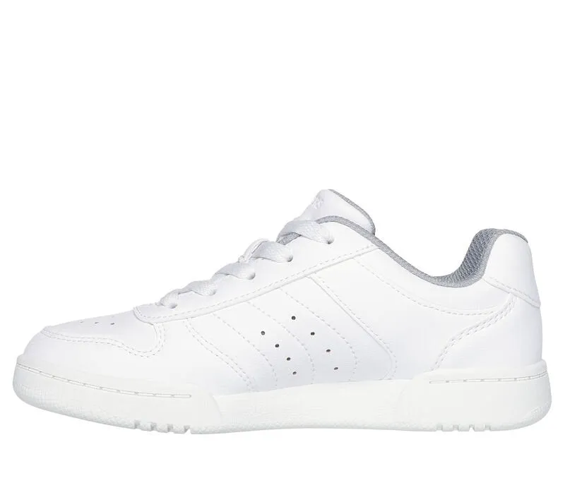 Skechers Boys White Quick Street Vorton Shoe
