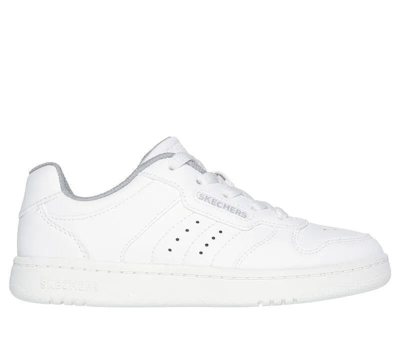 Skechers Boys White Quick Street Vorton Shoe