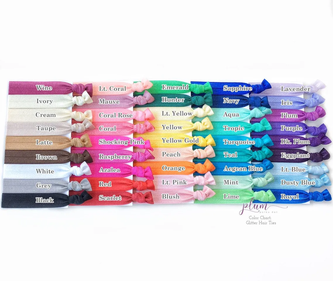 Sports Team Gift, End of Season Party Favor, Hair Ties